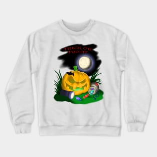 Trick or treat. Crewneck Sweatshirt